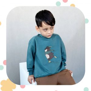 دورس بچگانه هرس خرس اسکیت سوار